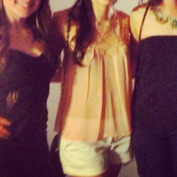 Soft Pink Lace Top - Picture 2 of 2